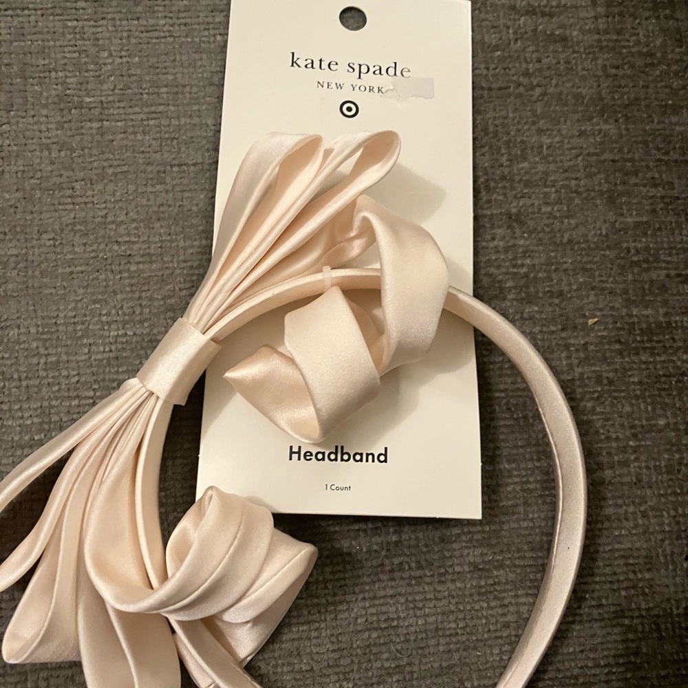 kate spade new york x Target Ribbon Bow Headband - Cream LIMITED EDITION NWT